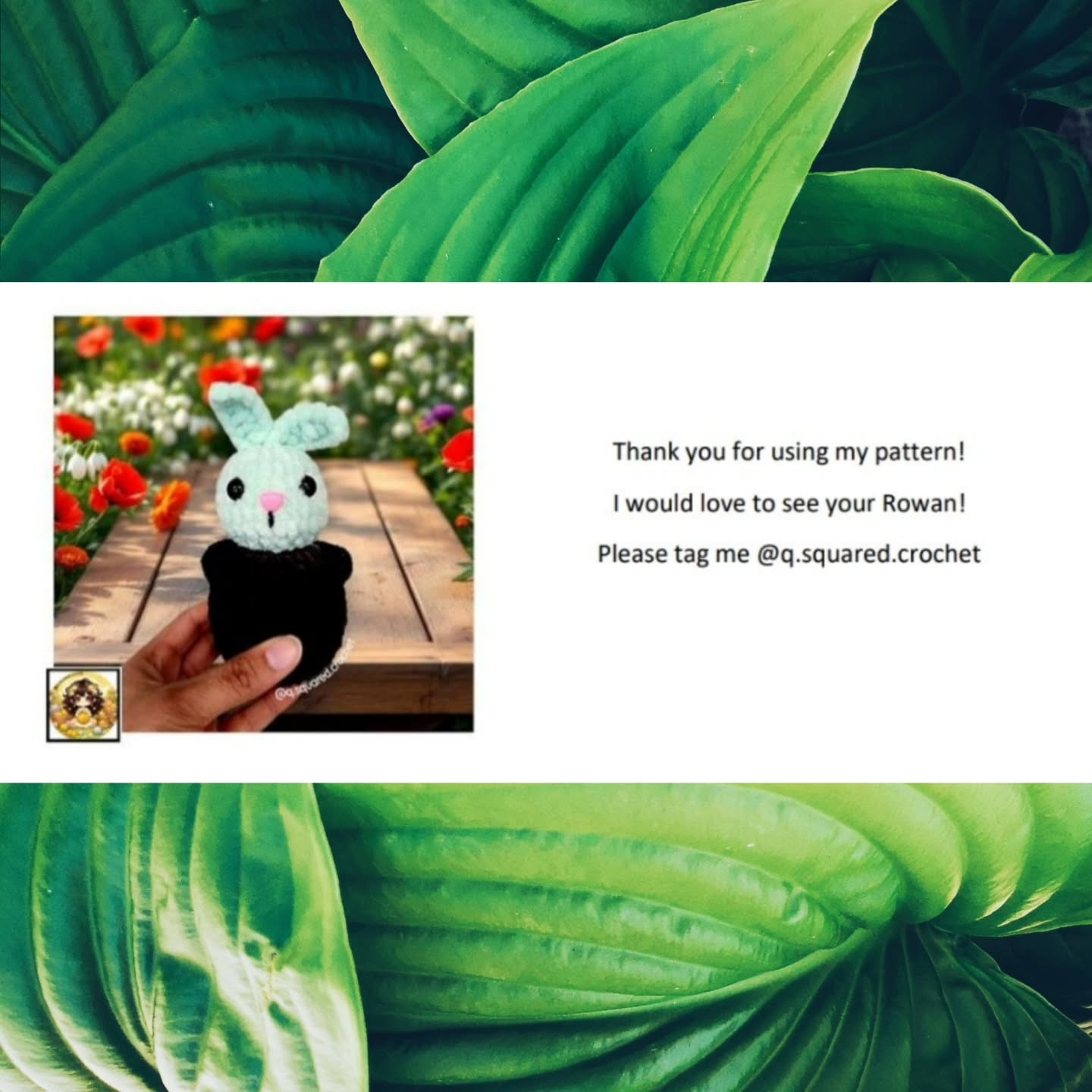 No Sew Rowan the Rabbit Cactus Crochet Pattern