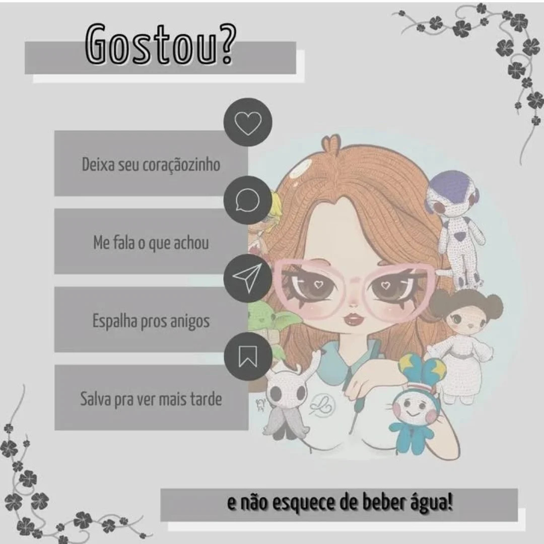 Padrão de Amigurumi Mini Gengar Grátis para Baixar