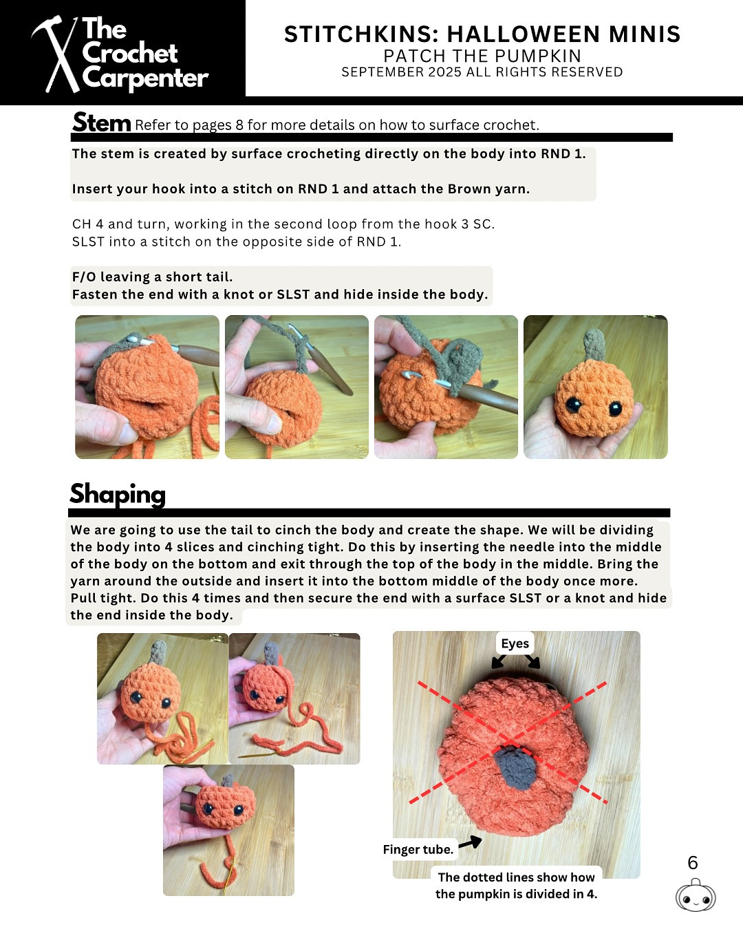 Patch the Pumpkin: Cozy Crochet Finger Puppet Delight