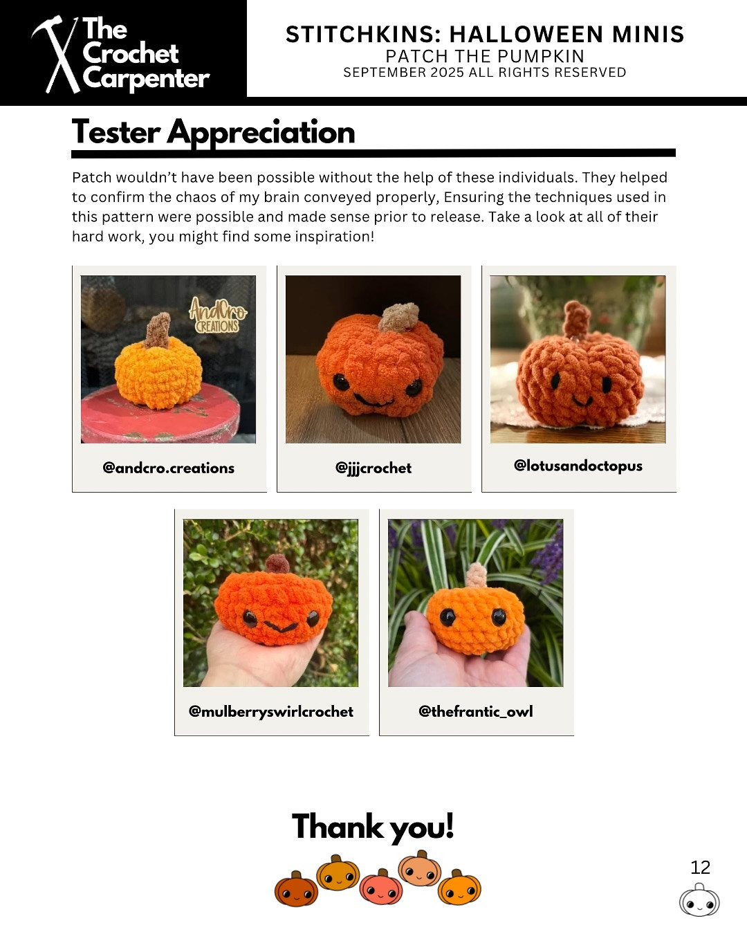 Patch the Pumpkin: Cozy Crochet Finger Puppet Delight