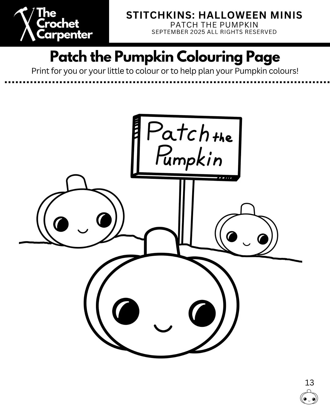 Patch the Pumpkin: Cozy Crochet Finger Puppet Delight