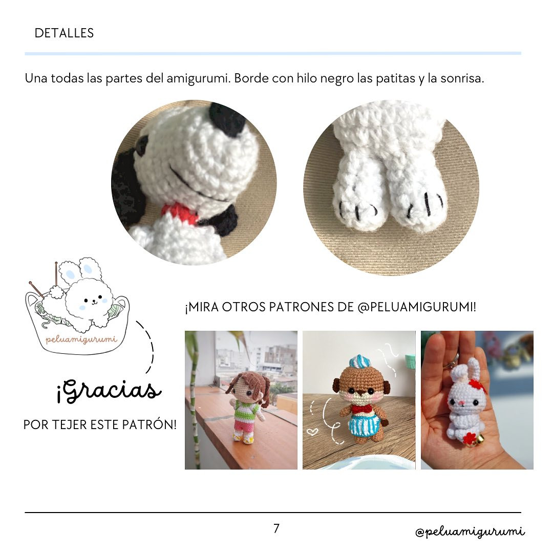 Patrón de crochet gratis: pequeño perro adorable