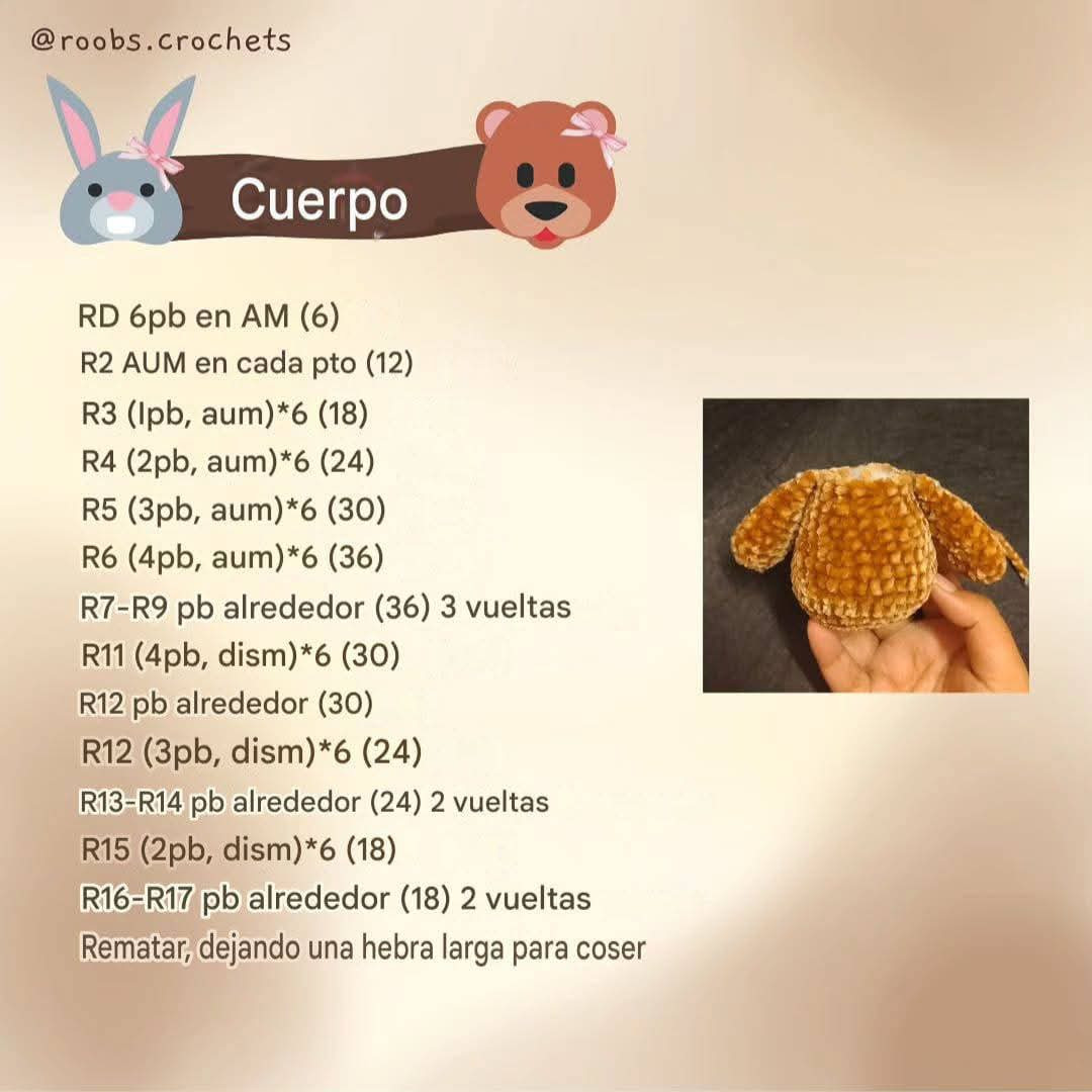 Patrón de ganchillo: Mejores amigos con lazo