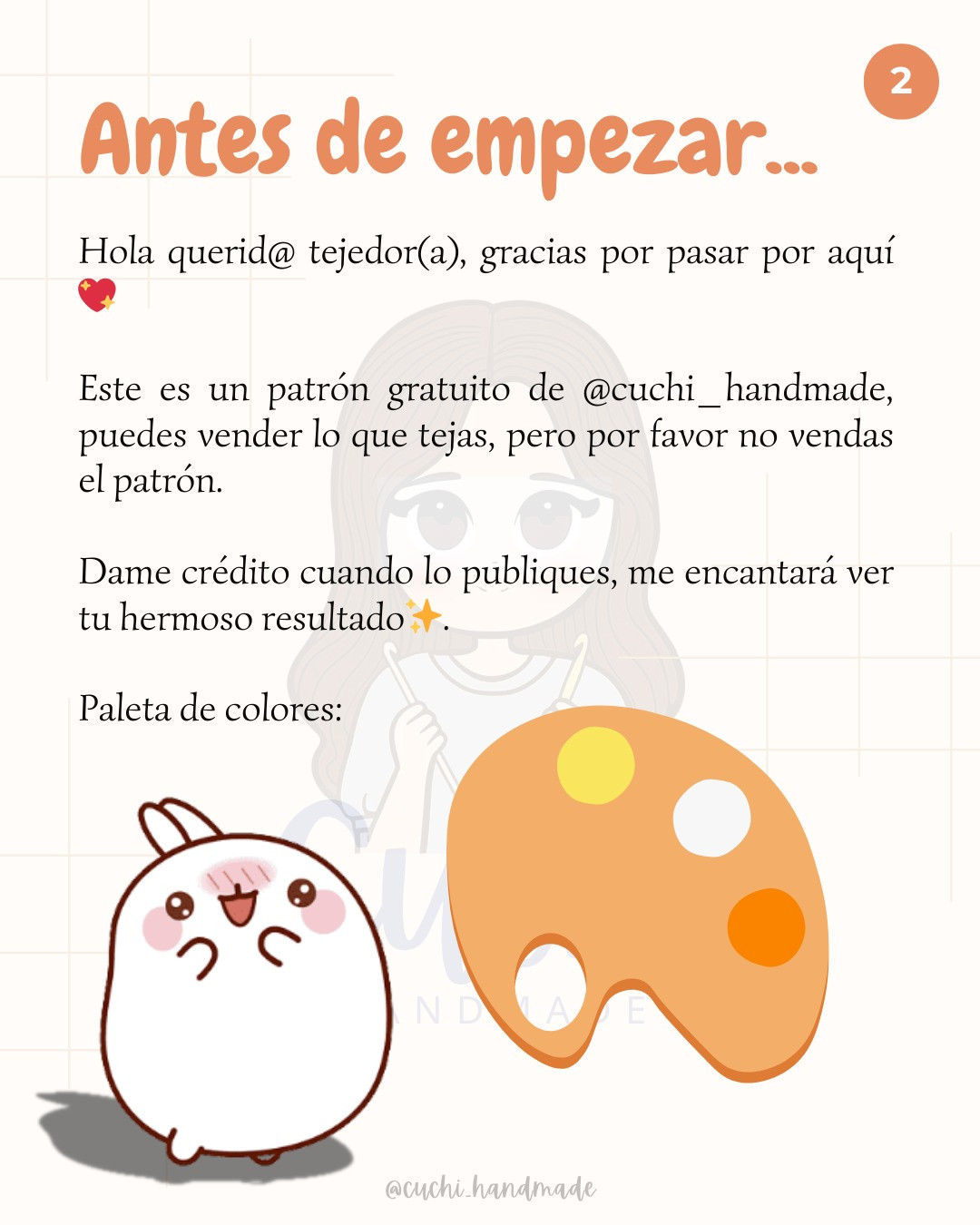 Patrón Gratuito de Molang y Piu Piu Amigurumi