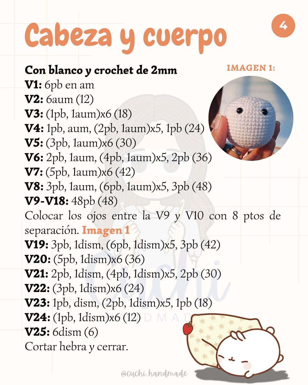 Patrón Gratuito de Molang y Piu Piu Amigurumi