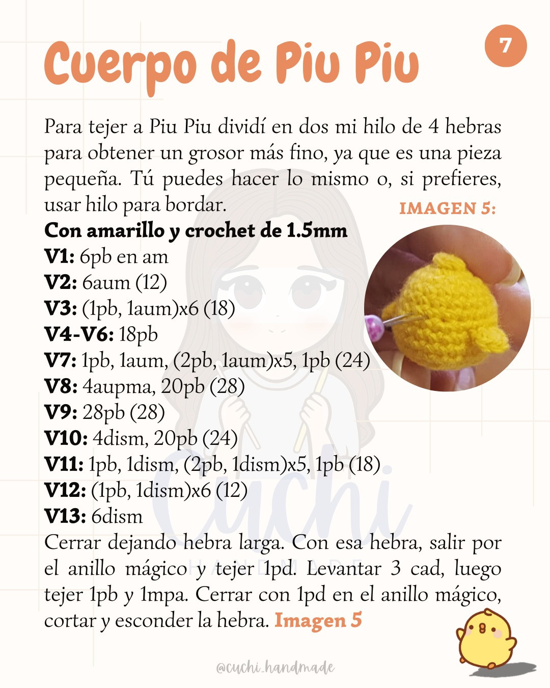 Patrón Gratuito de Molang y Piu Piu Amigurumi