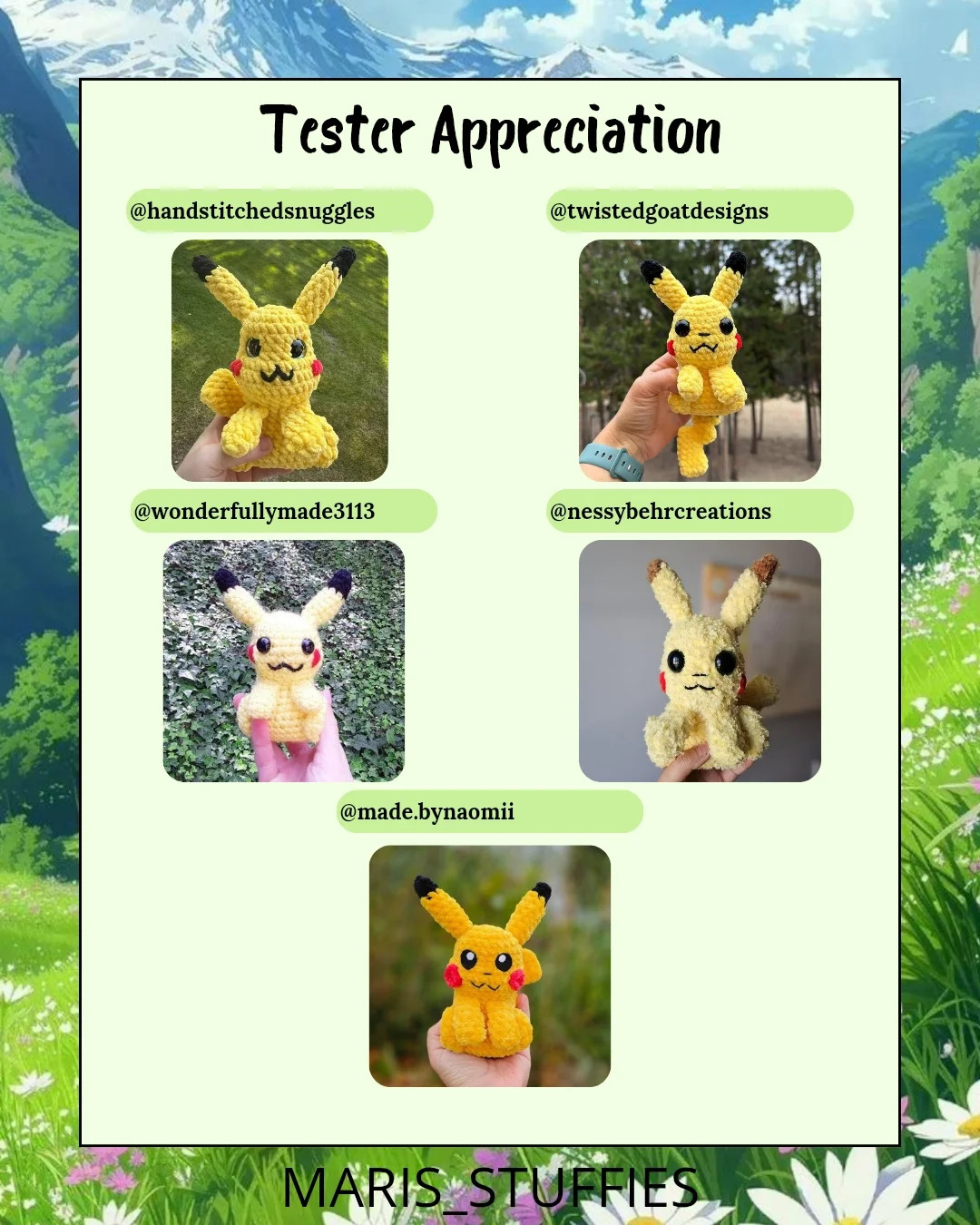 Pikachu Crochet Pattern: A Charming Electric Mouse Plushie