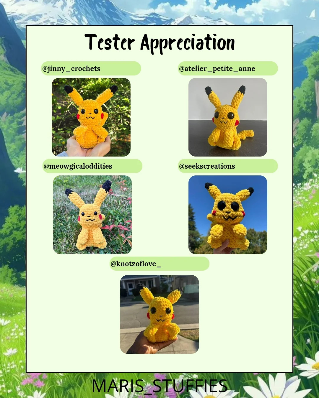 Pikachu Crochet Pattern: A Charming Electric Mouse Plushie
