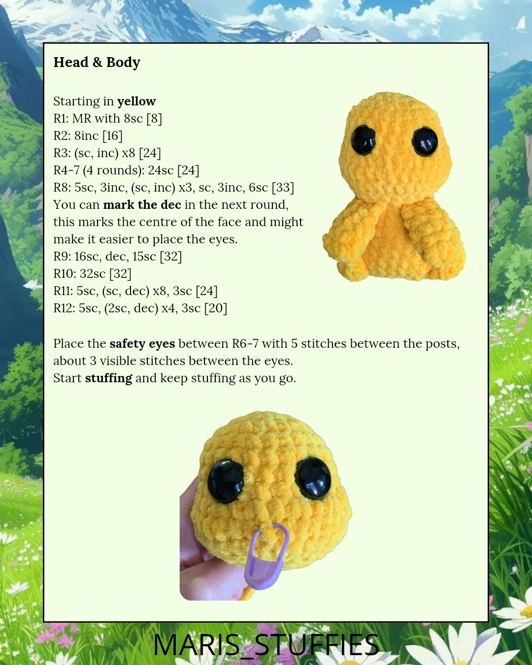 Pikachu Crochet Pattern: A Charming Electric Mouse Plushie