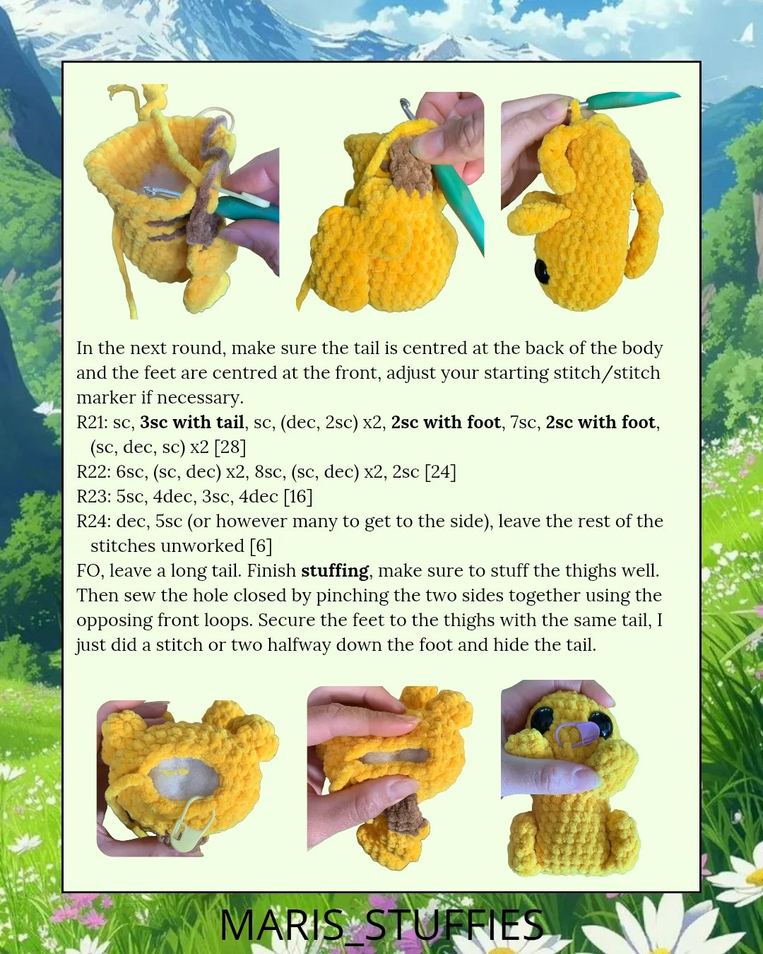 Pikachu Crochet Pattern: A Charming Electric Mouse Plushie