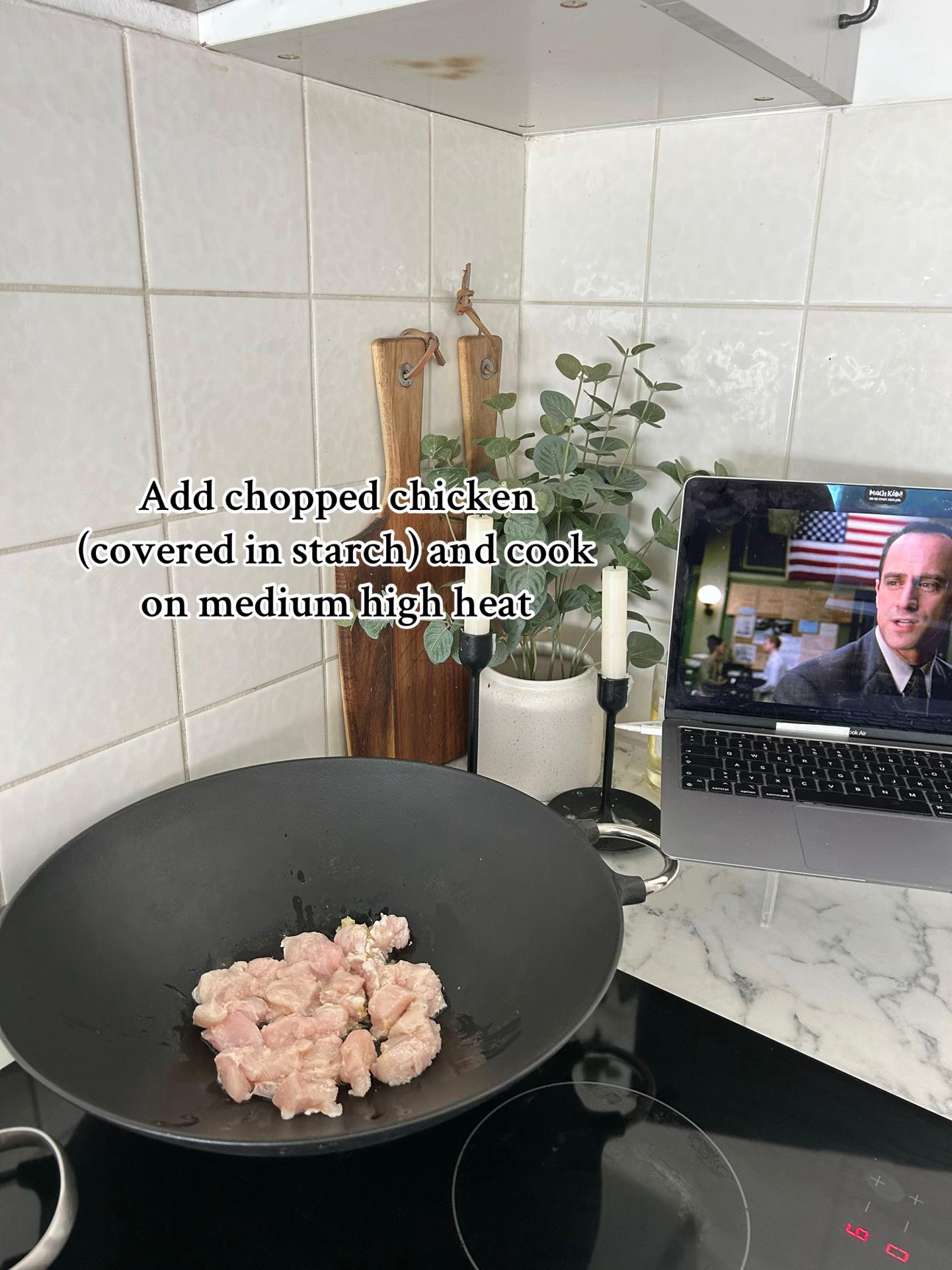 Red Thai curry & rice