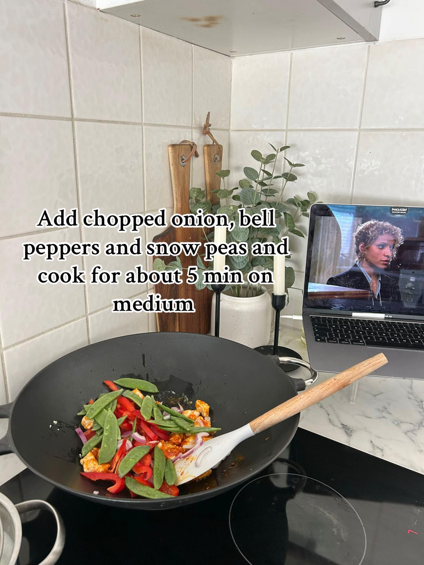 Red Thai curry & rice