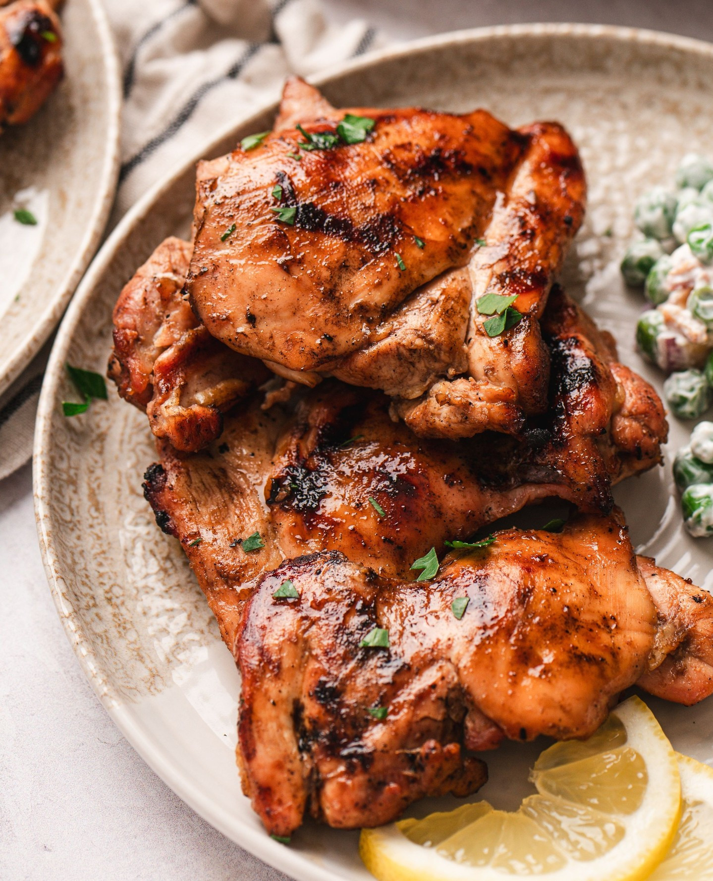Savory Grilled Chicken Thighs with a Zesty Marinade