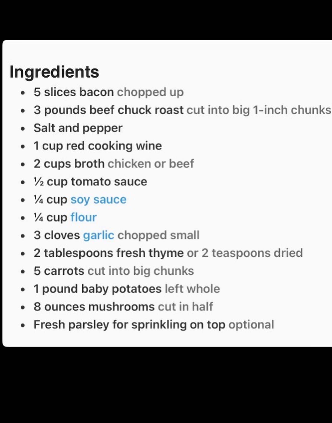 🍲 Slow Cooker Beef Bourguignon Stew 🍲