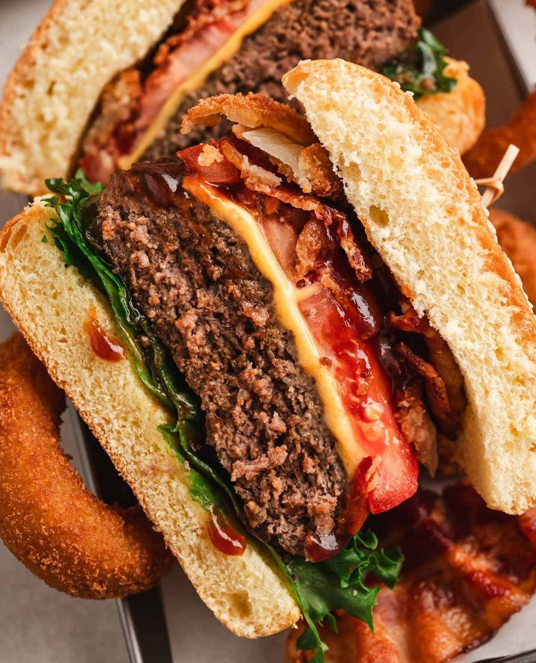 Smoky BBQ Bacon Cheeseburger Delight