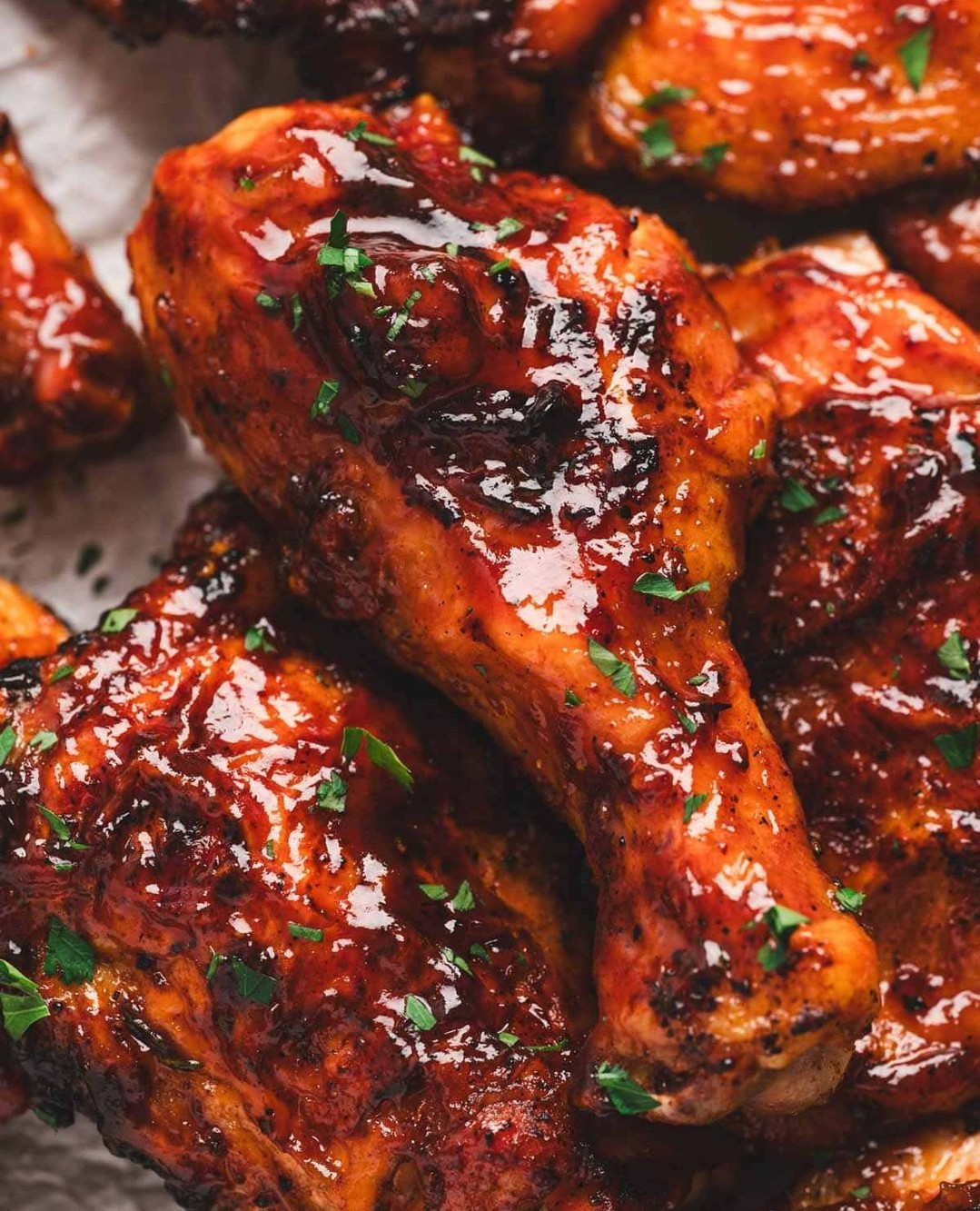 Smoky Grilled BBQ Chicken with Caramelized Sauce