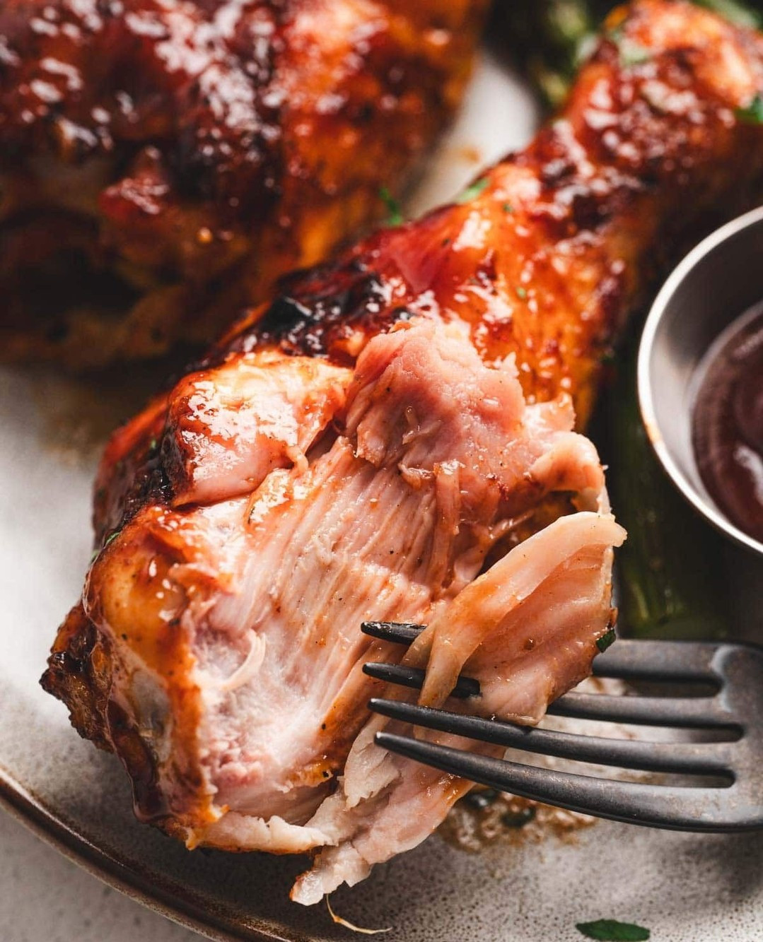 Smoky Grilled BBQ Chicken with Caramelized Sauce