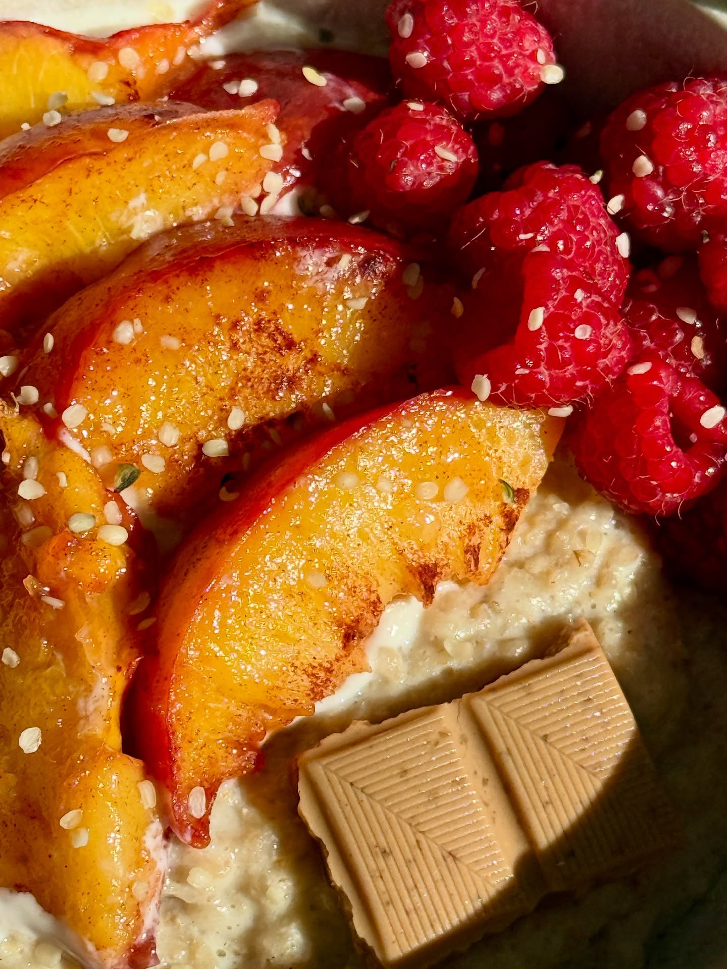 Sun-Kissed Peach Porridge Delight