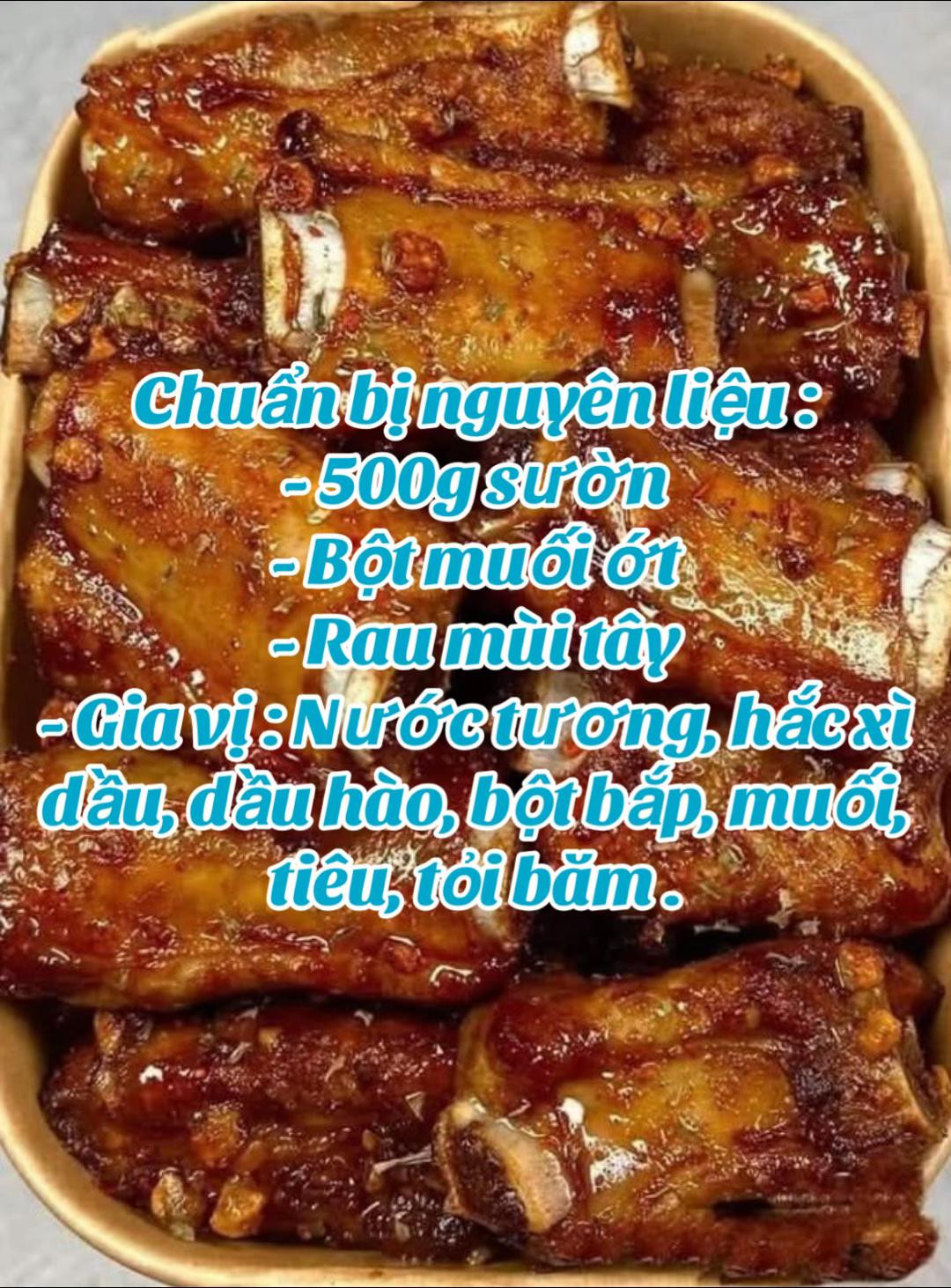 Sườn Chiên Muối Ớt