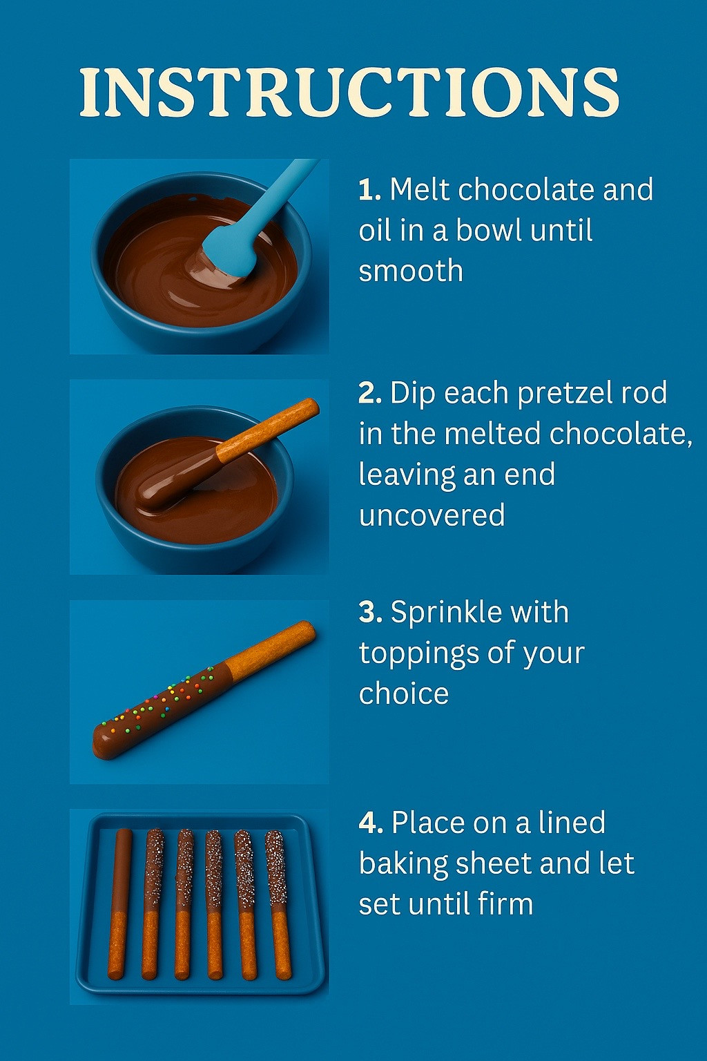 Sweet and Salty Chocolate Crunch Pretzels