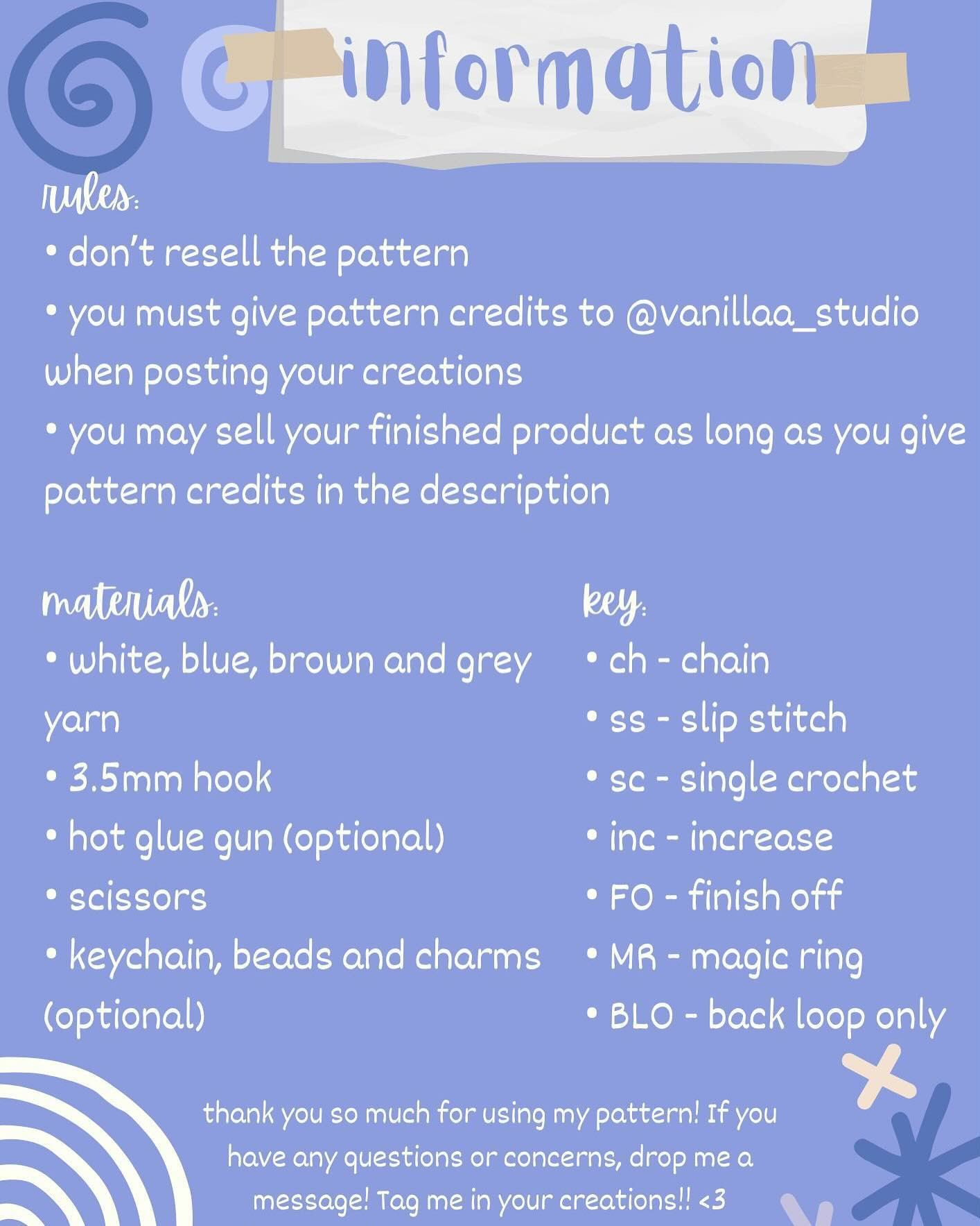 Swirly Cat Crochet Pattern: Free 2-in-1 Chibi Keychain