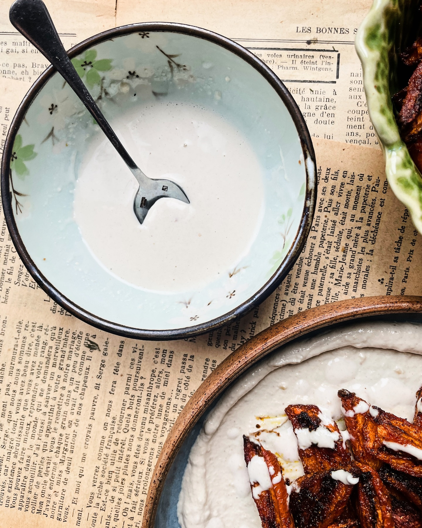 Tandoori Carrots with Creamy Tahini and Spicy Chilli Drizzle