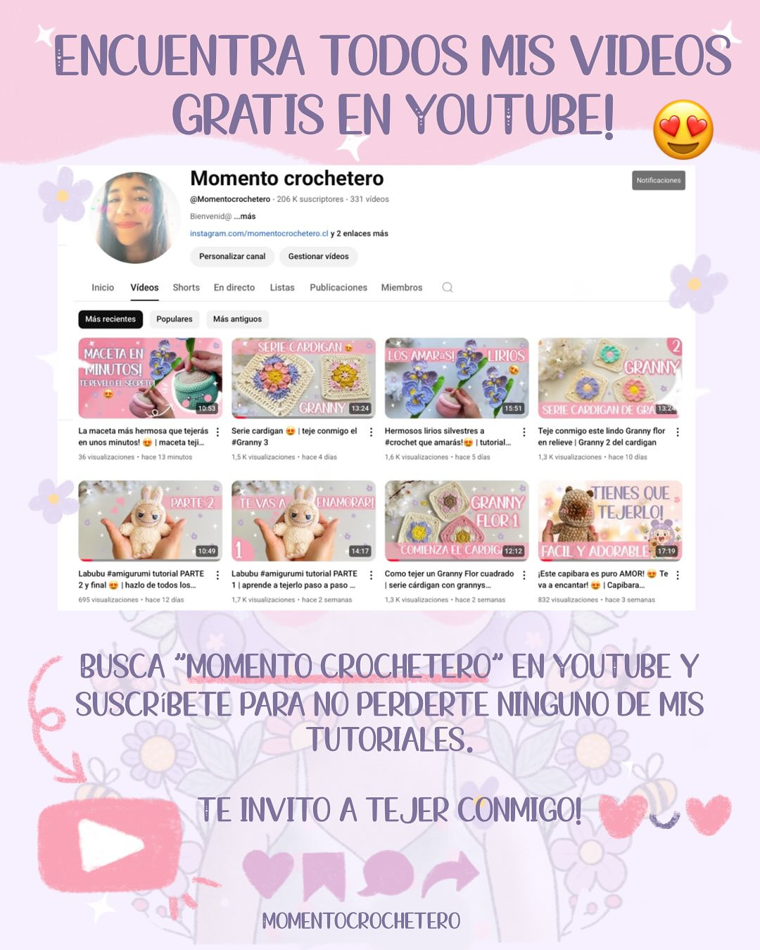 Teje esta bella flor: lirio silvestre, patrón y tutorial