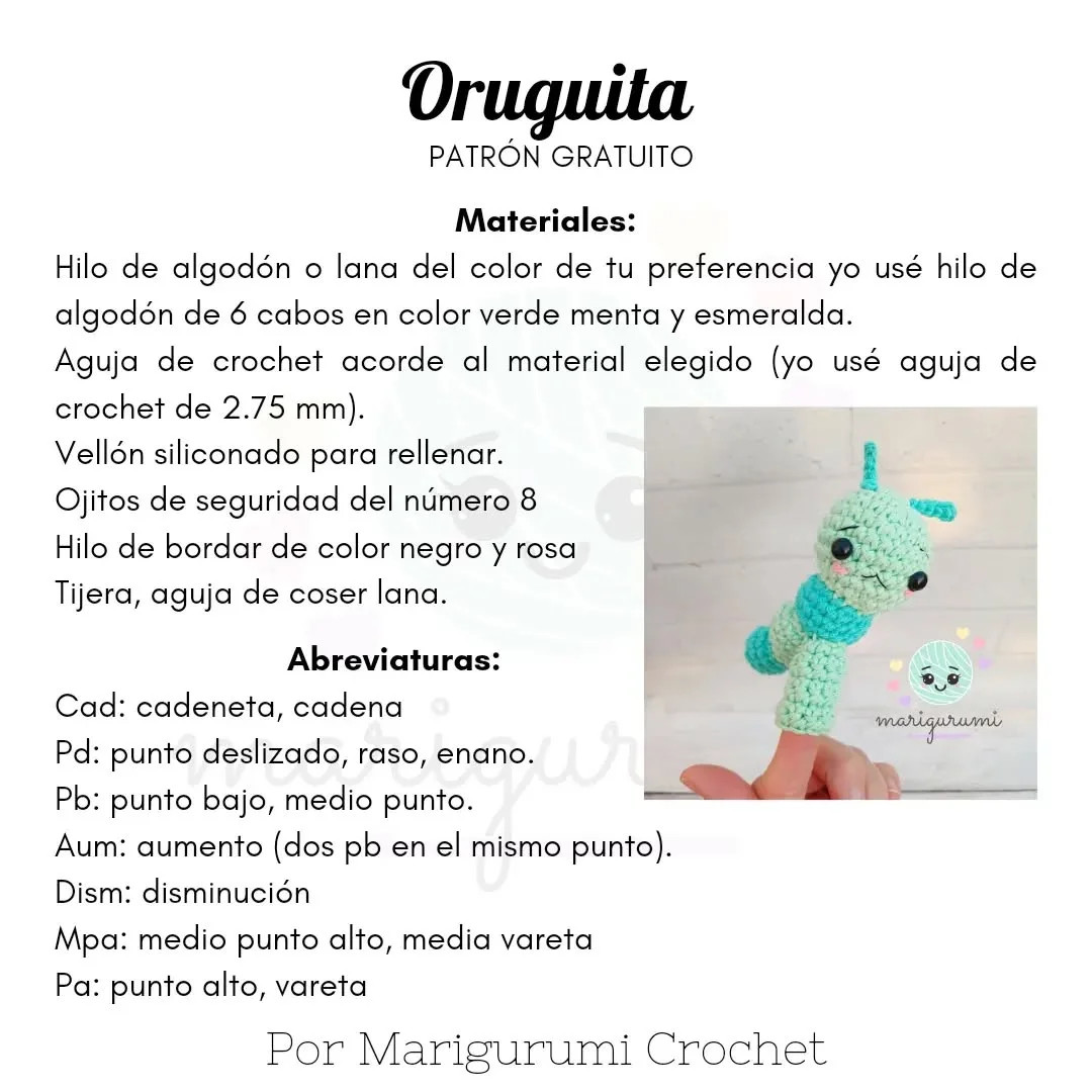 Títeres de dedo de ganchillo: marionetas adorables para tus manos