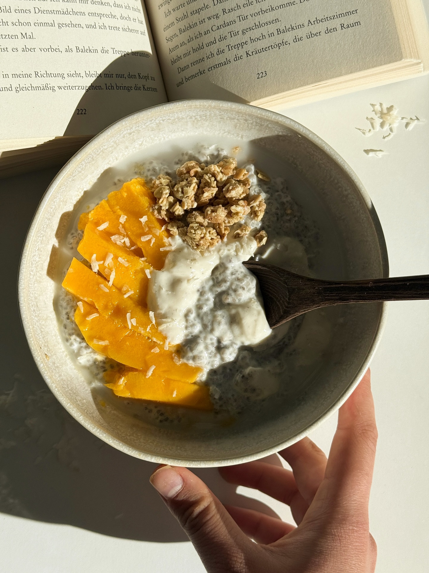 Tropical Mango Coconut Chia Pudding Delight