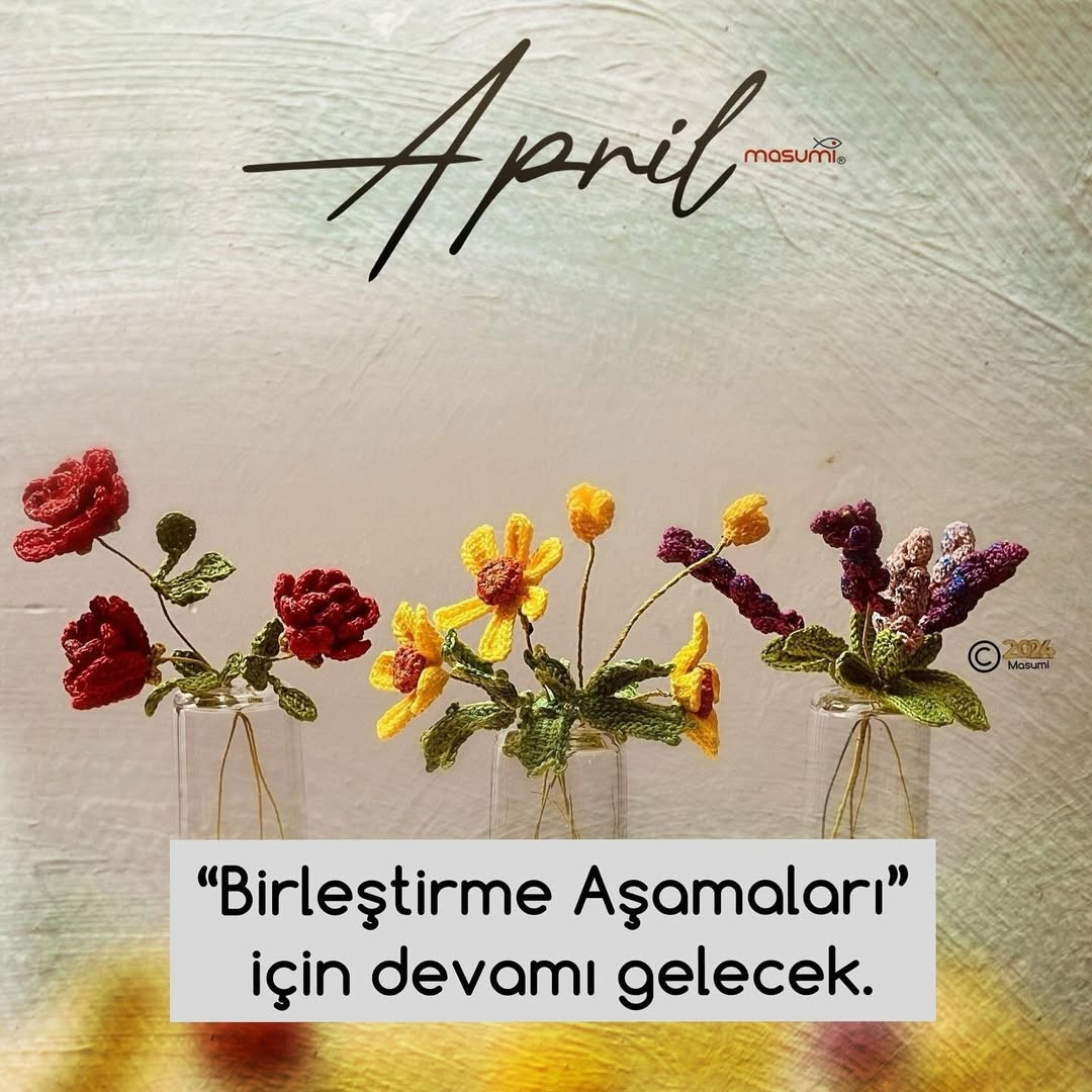 Ücretsiz Gül Tığ İşi Deseni ile Dekoratif Vazo