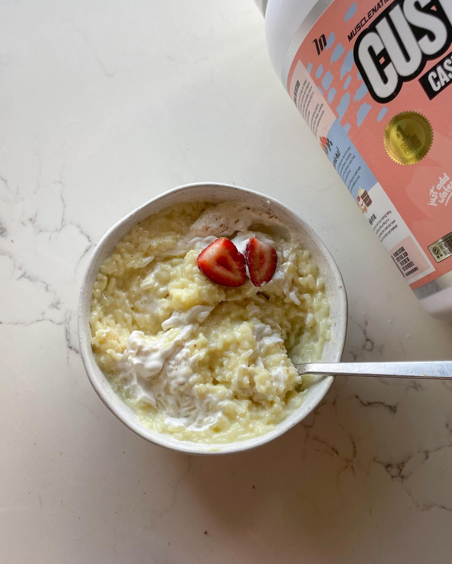 Vanilla Protein Rice Pudding Delight