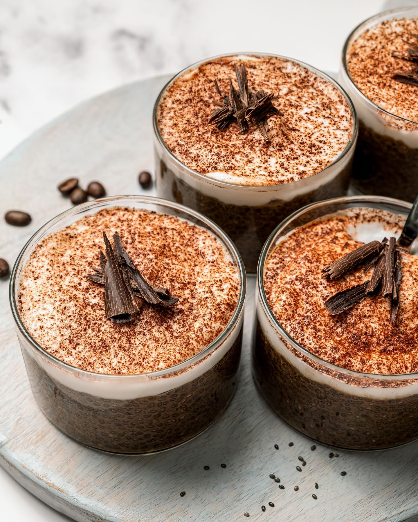 Velvety Espresso Tiramisu Chia Delight