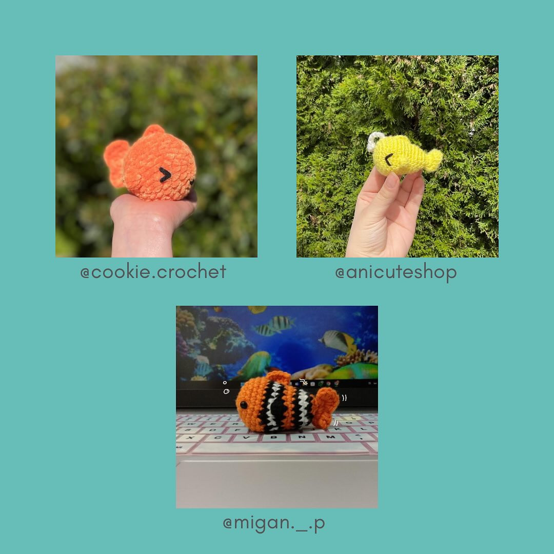 Vibrant Ocean Crochet Creature Collection