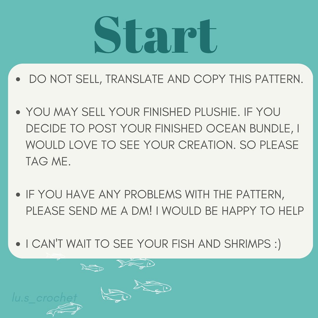 Vibrant Ocean Crochet Creature Collection