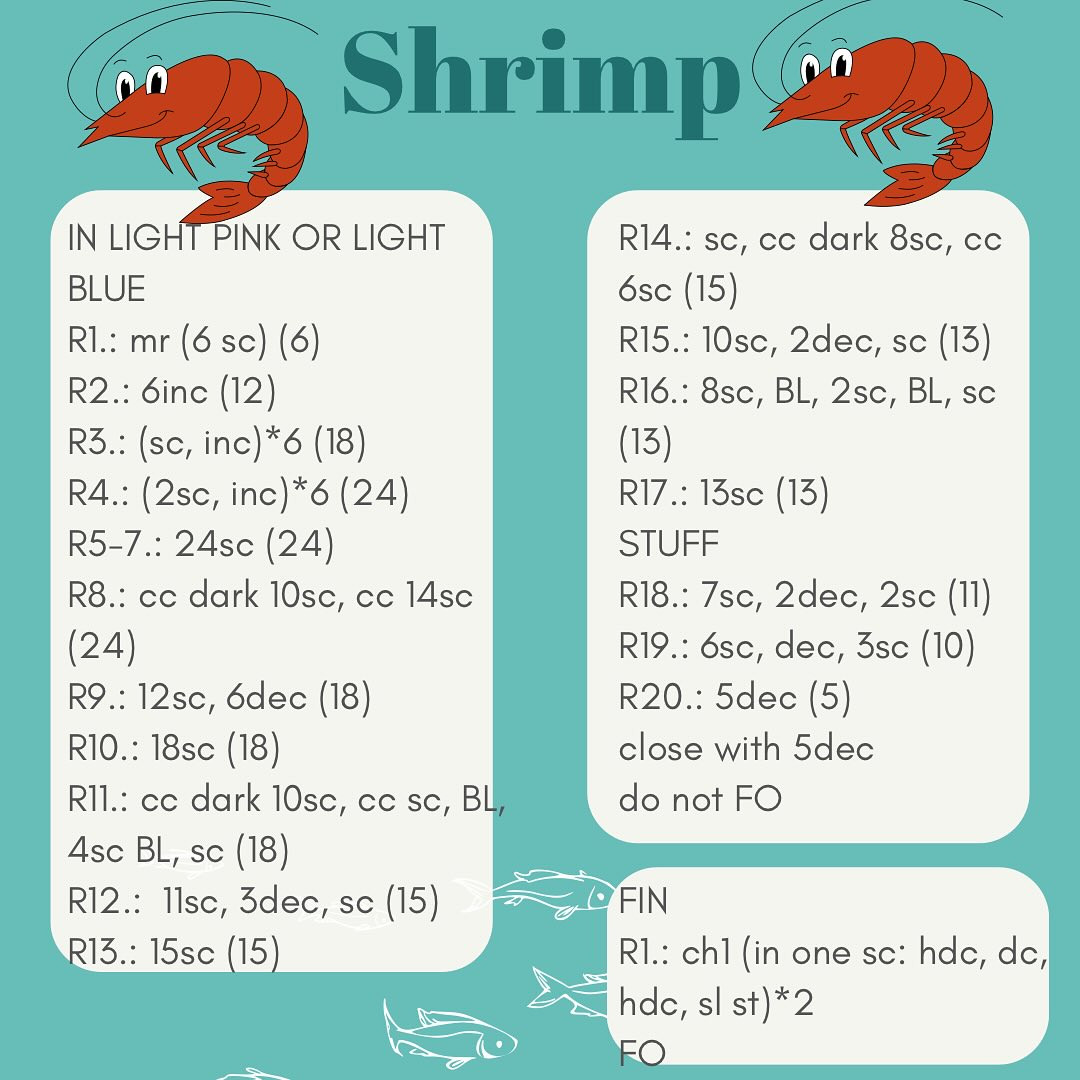 Vibrant Ocean Crochet Creature Collection