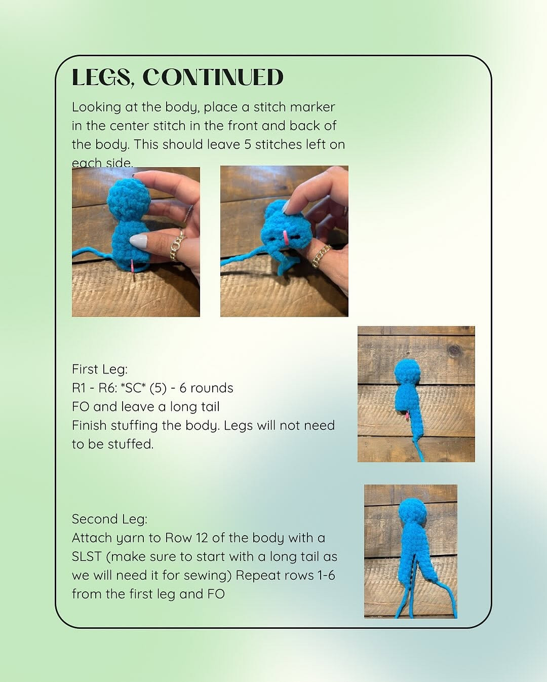 Voodoo Keychain Crochet Pattern for Colorful Amigurumi Dolls