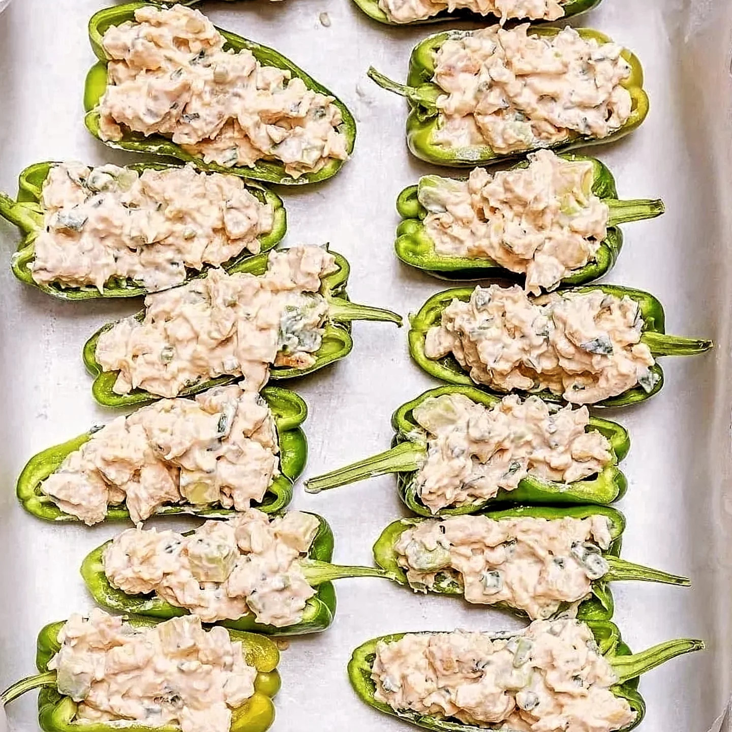 Zesty Buffalo Lime Chicken Stuffed Peppers Delight