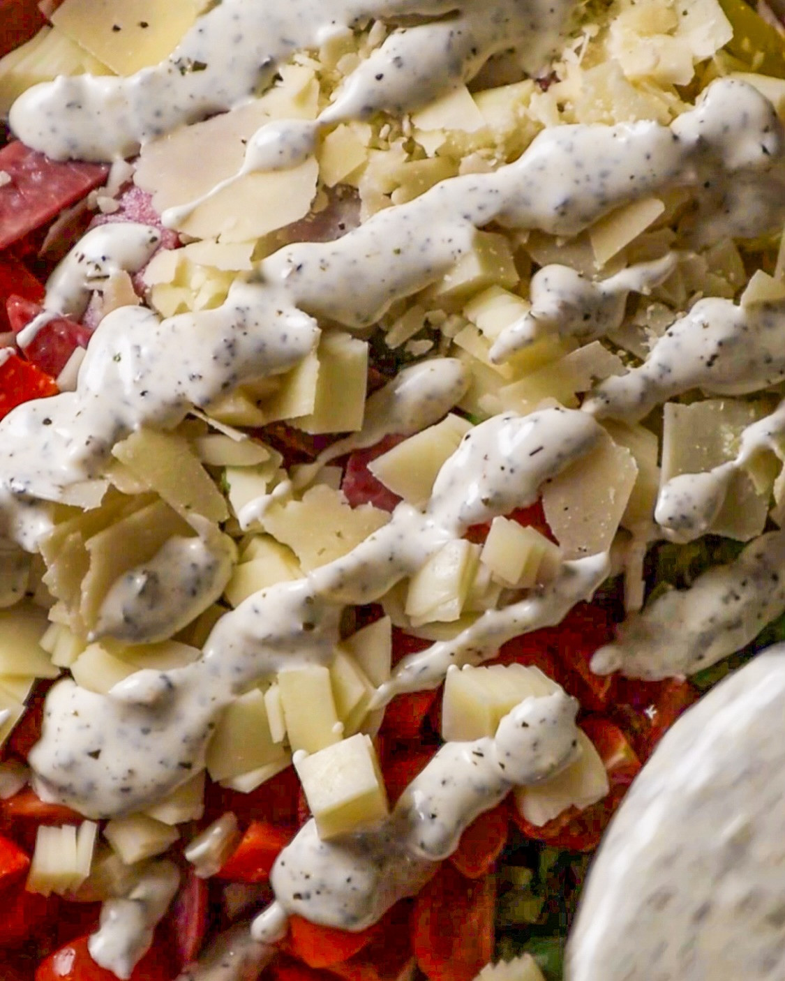 Zesty Italian Chicken Salad with Pesto Delight