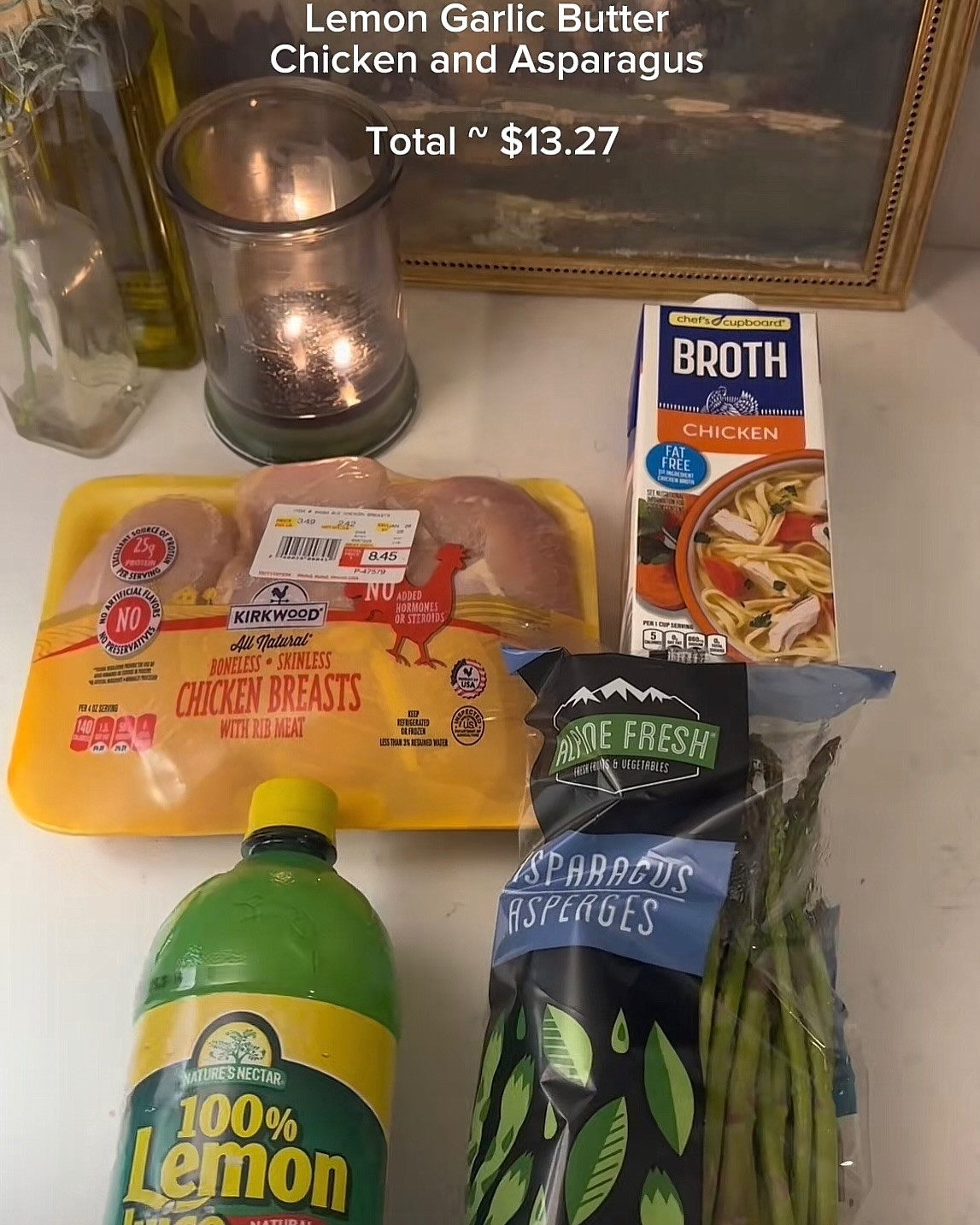 Zesty Lemon Garlic Chicken with Asparagus Delight