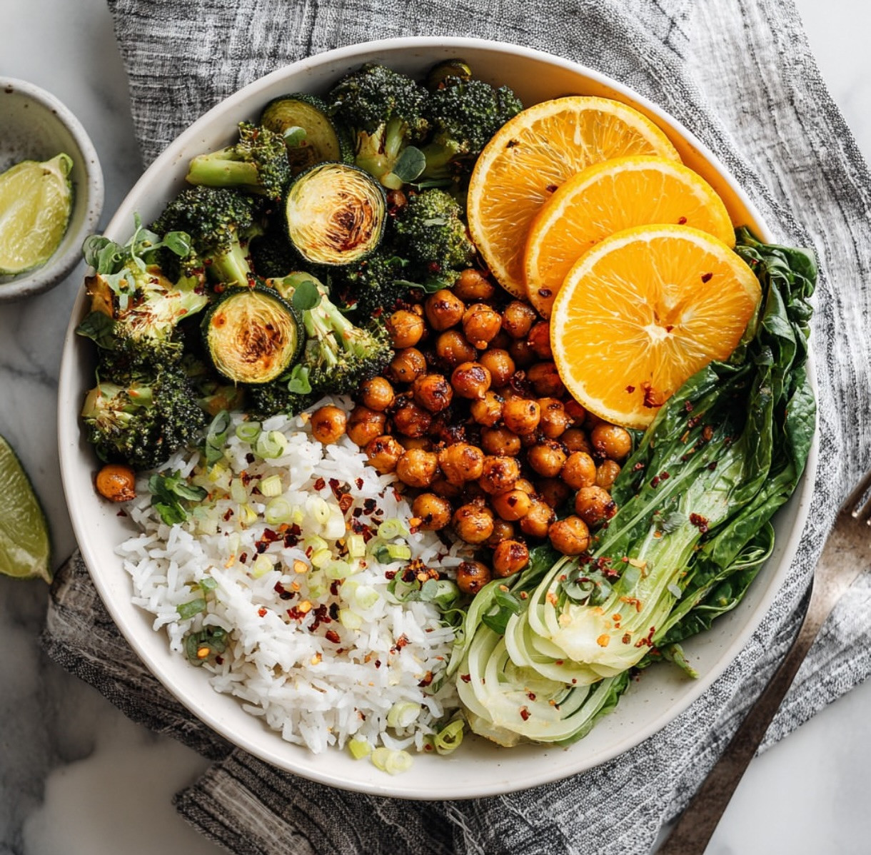 Zesty Orange Chickpea Stir-Fry Delight