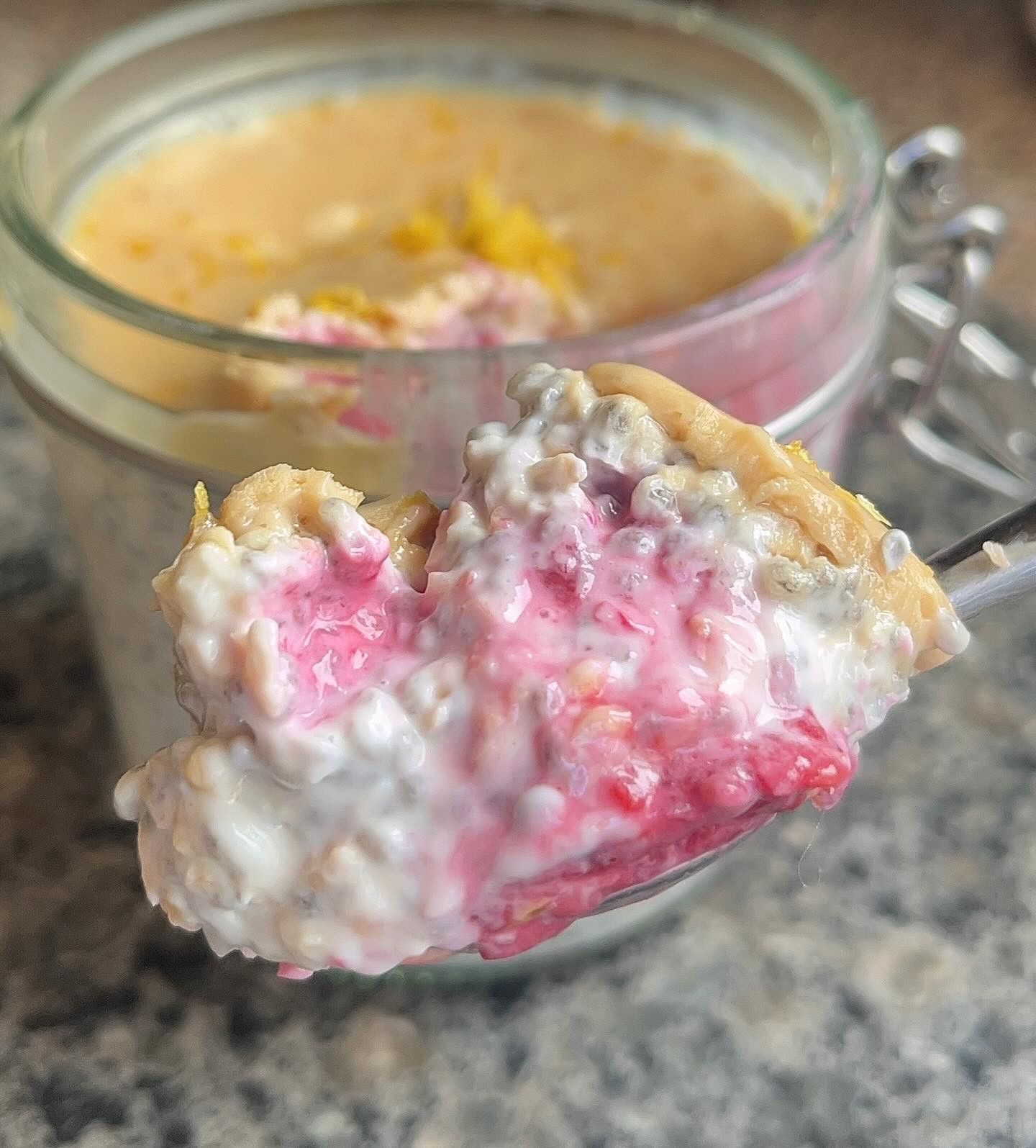 Zesty Raspberry Lemon Cheesecake Oats Delight