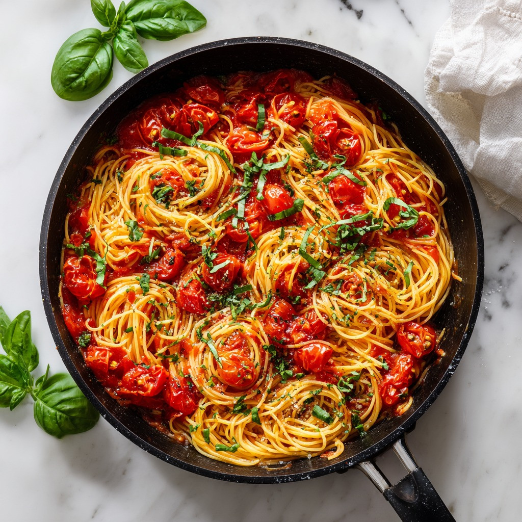 Zesty Tomato Basil Angel Hair Delight