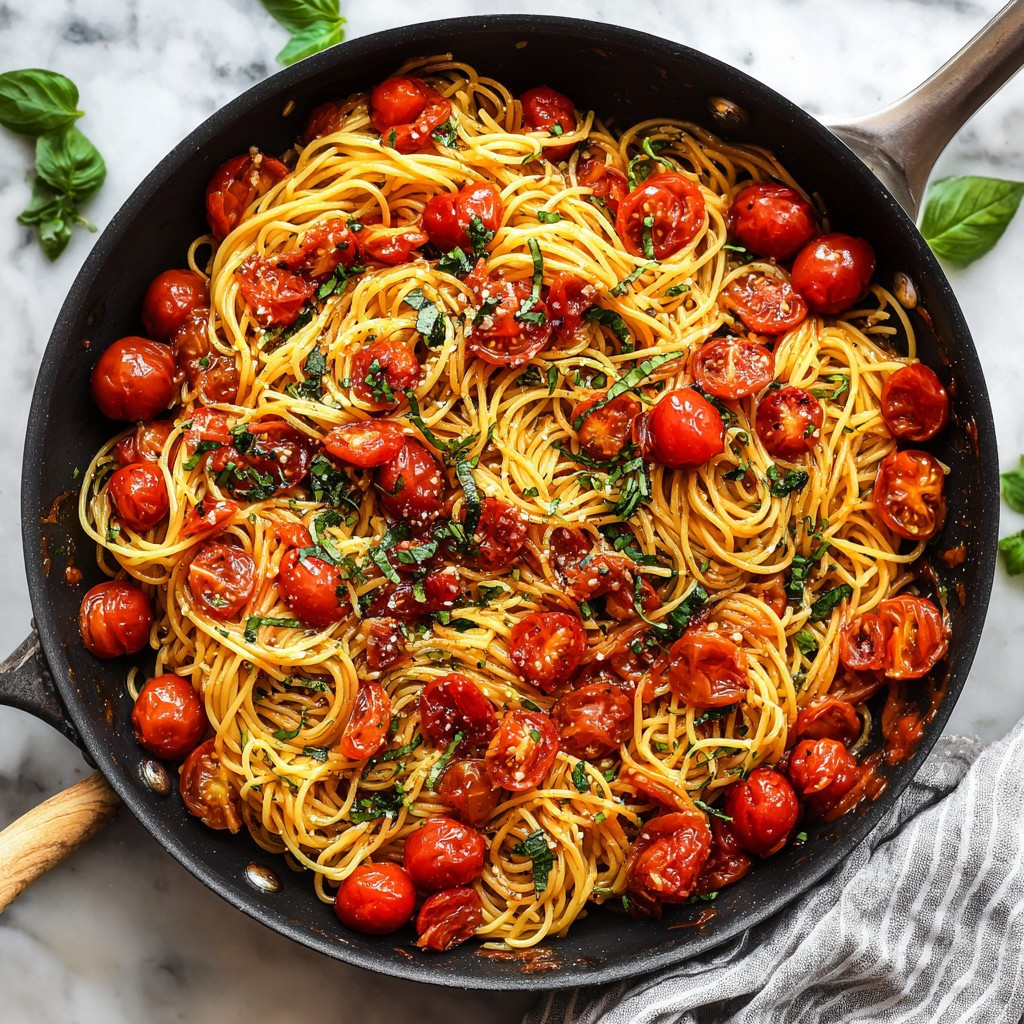 Zesty Tomato Basil Angel Hair Delight
