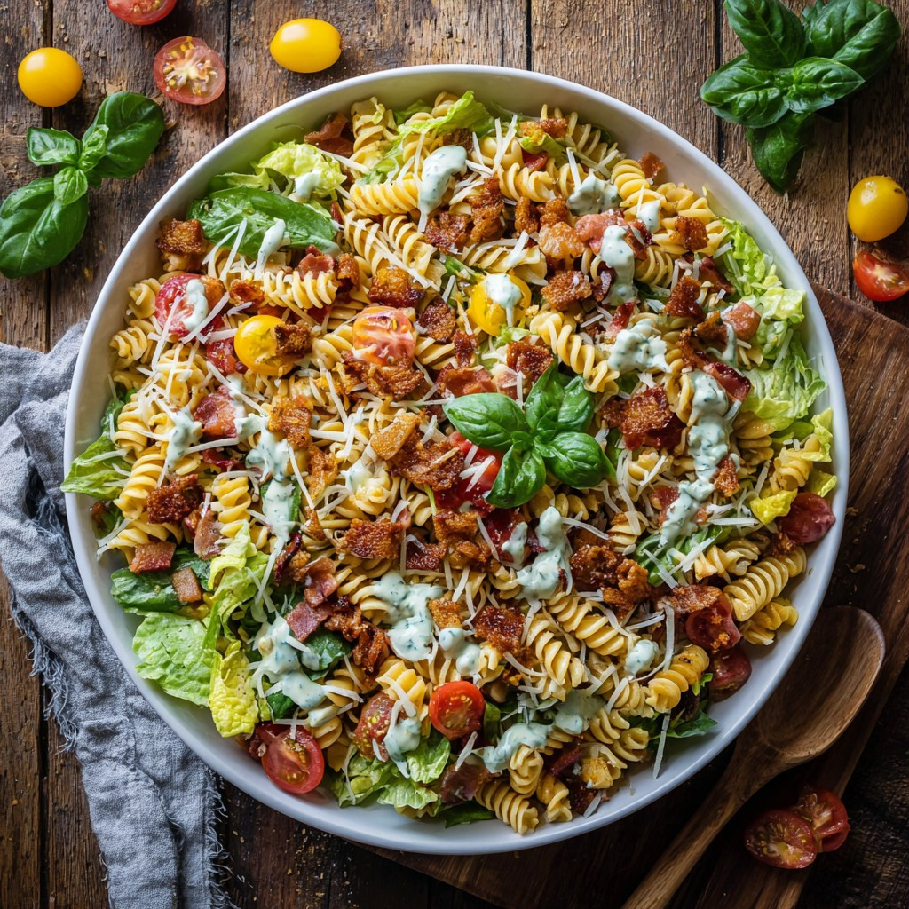 Zesty Vegan BBQ Chicken Pasta Delight