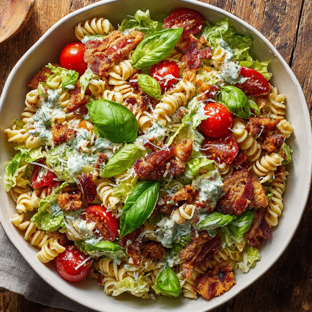 Zesty Vegan BBQ Chicken Pasta Delight