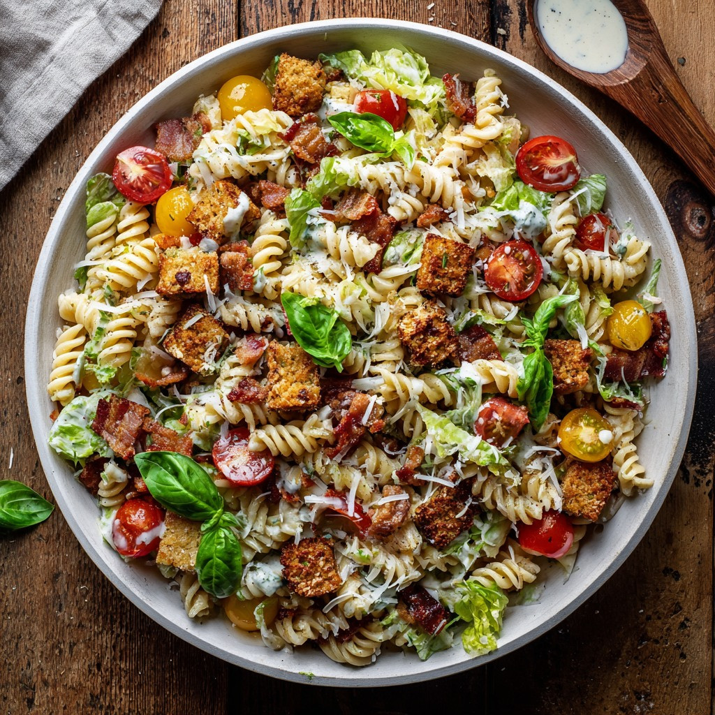 Zesty Vegan BBQ Chicken Pasta Delight