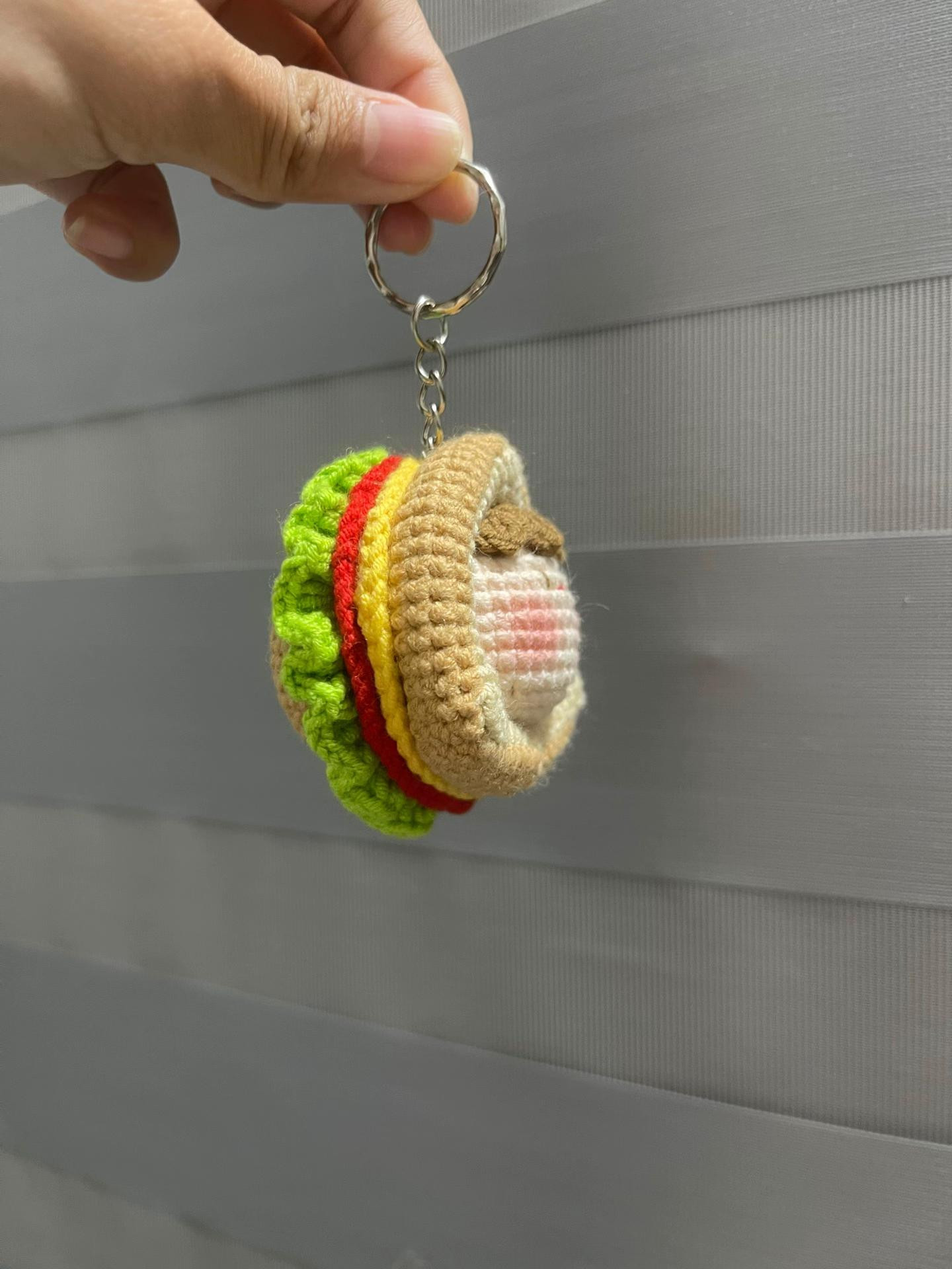 🍡 14. Mochi hamburger len handmade