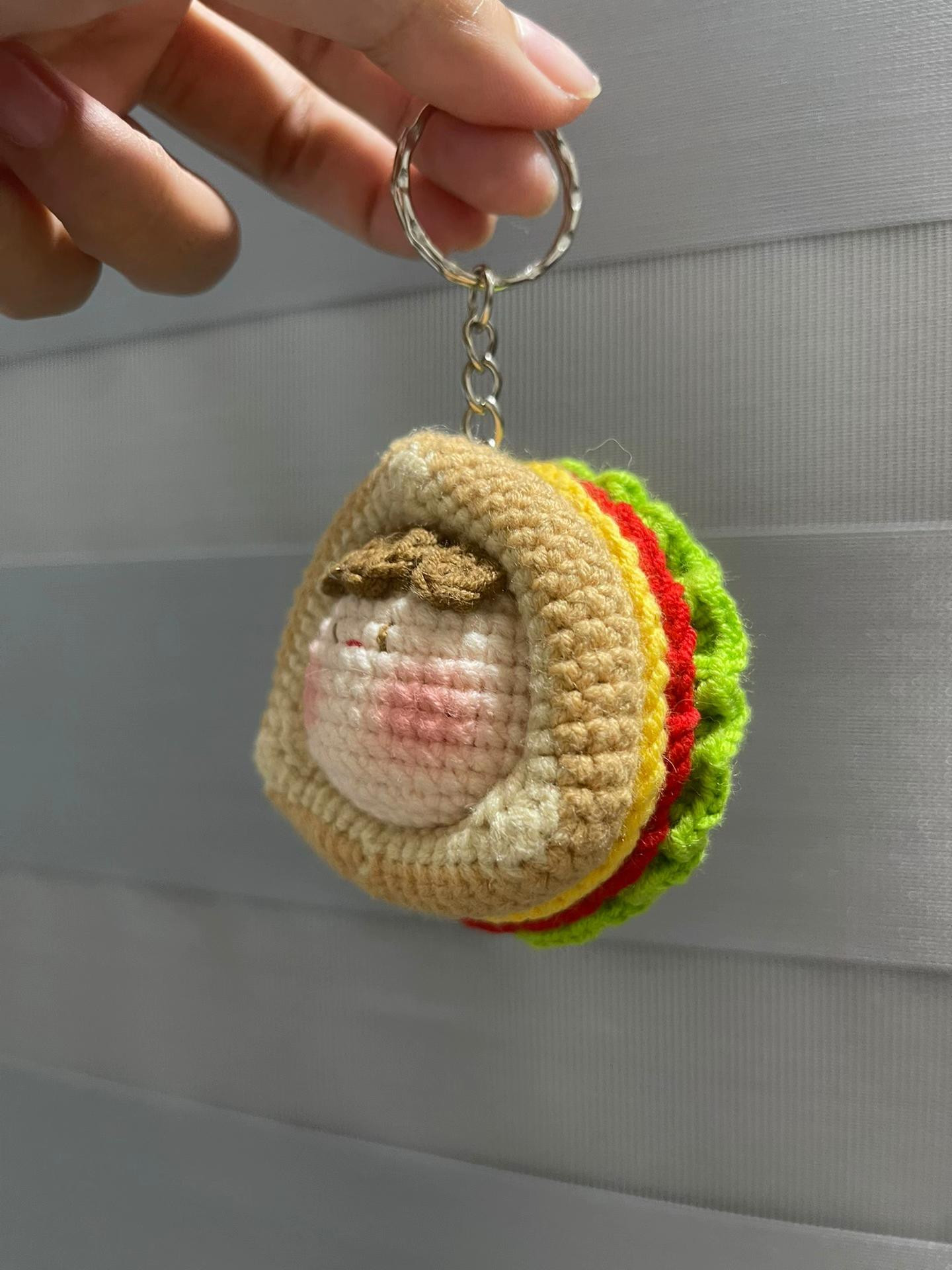 🍡 14. Mochi hamburger len handmade