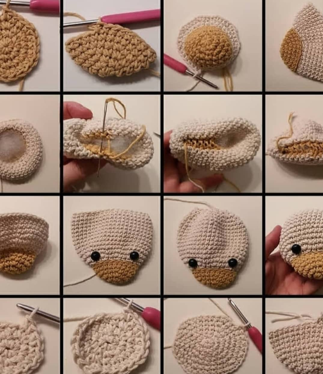 آموزش رایگان بافت عروسک اردک جذاب و زیبا