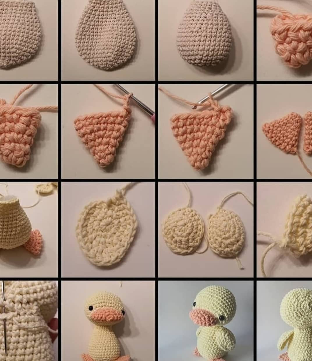 آموزش رایگان بافت عروسک اردک جذاب و زیبا